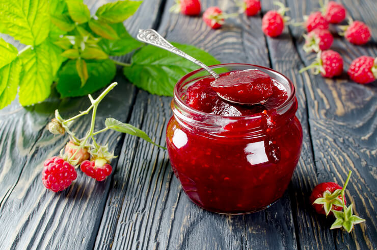 Small Batch Raspberry Jam—Only 2 Ingredients!